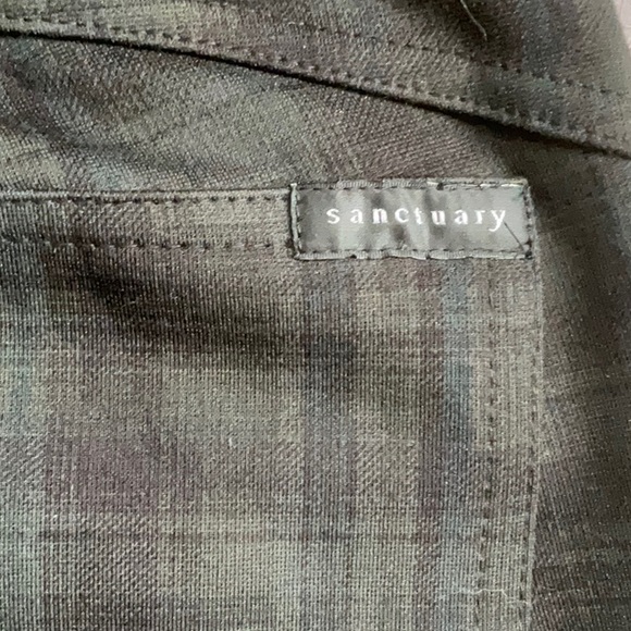 Sanctuary plaid ponte pants M - Picture 4 of 6